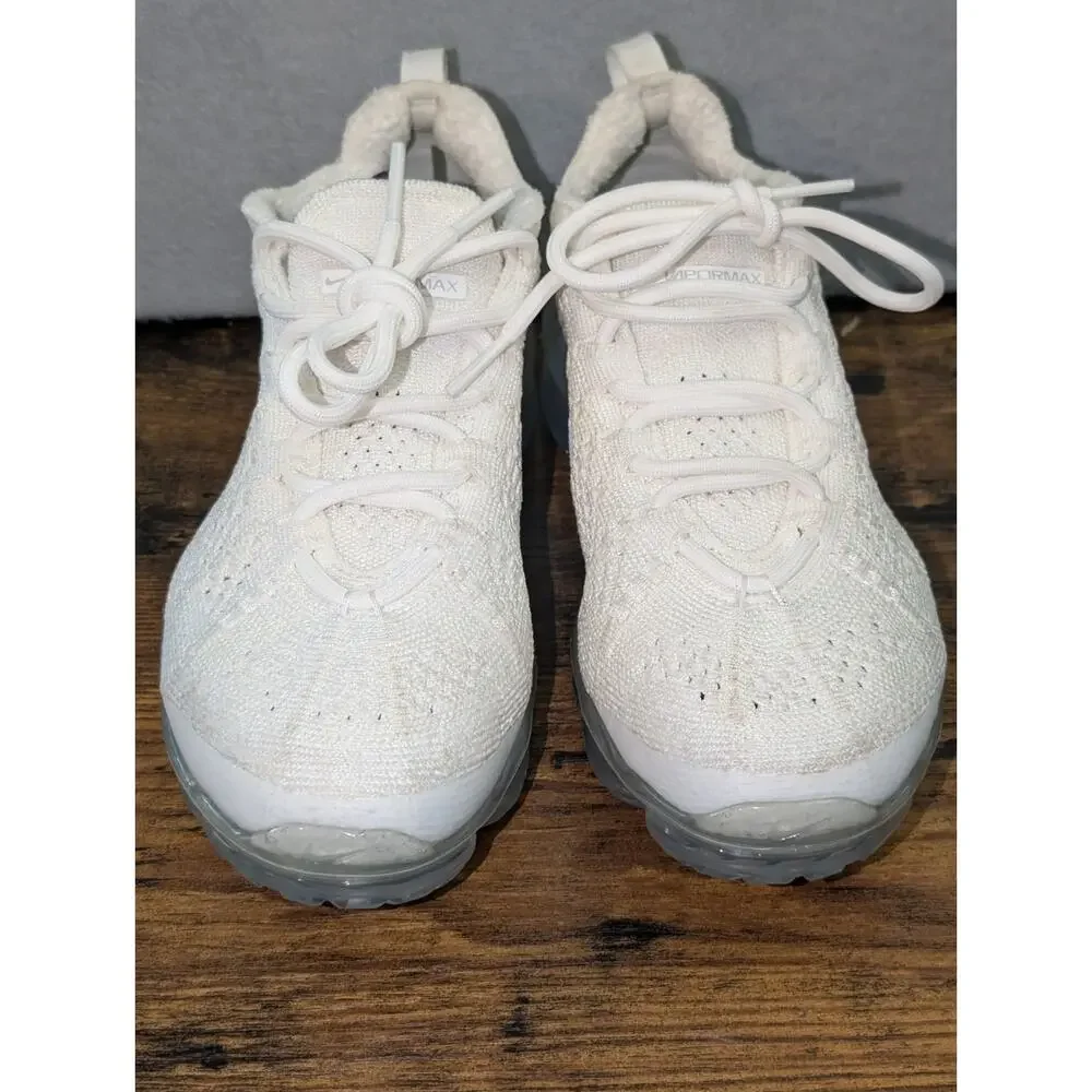 Nike Shoes Women's 6.5 Air Vapormax 2023 FK Flyknit White Platinum (DV6840 100)